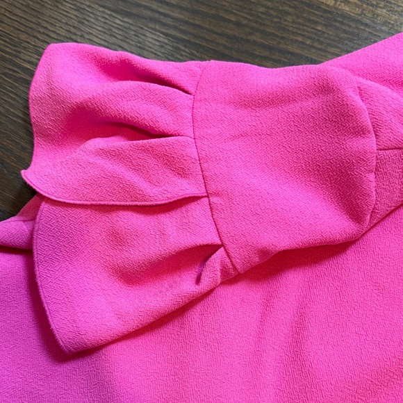 Pink Ruffle Sleeve Dress - Picture 4 of 6